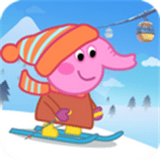 小猪爱滑雪