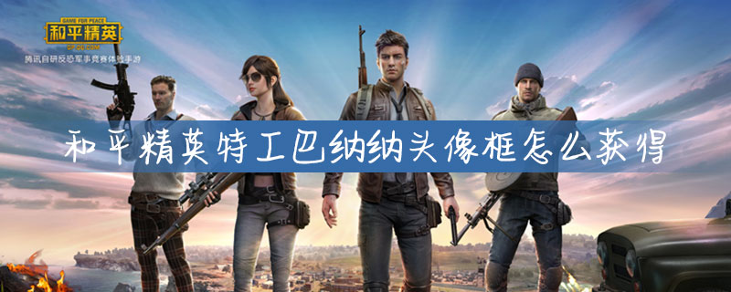 和平精英特工巴纳纳头像框怎么获得？