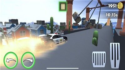 警车特技超级斜坡游戏官方版 v2.1