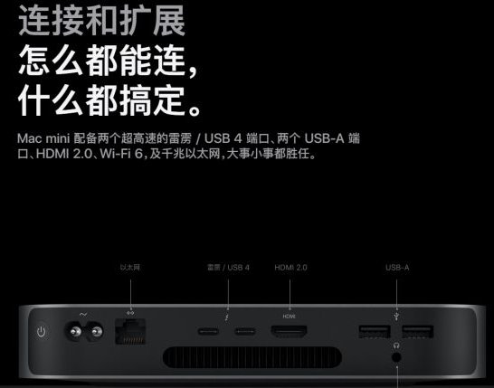 新款Mac mini公布 搭载M1芯片、售价5299元起
