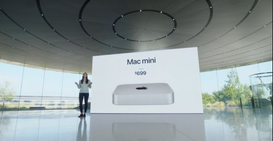 新款Mac mini公布 搭载M1芯片、售价5299元起