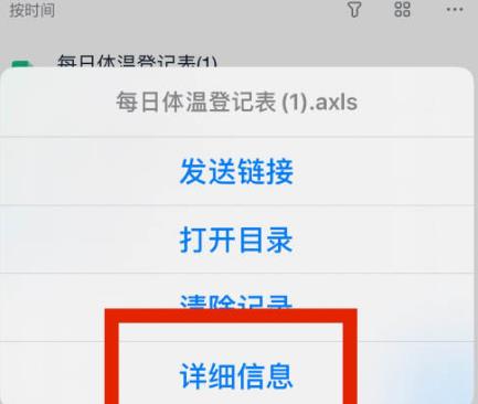 如何在钉钉中查看文档详细信息？