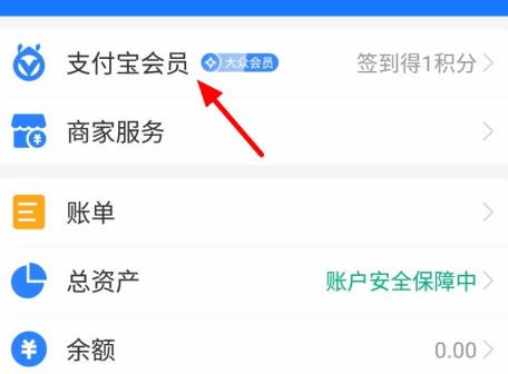 支付宝怎么参与积分抽大奖？