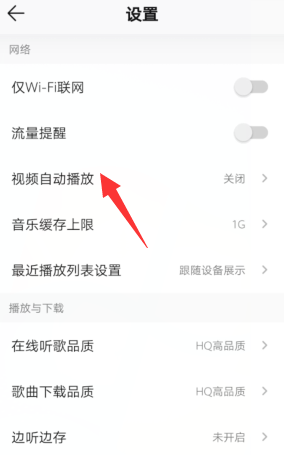 QQ音乐自动播放视频在哪设置仅WiFi下开启
