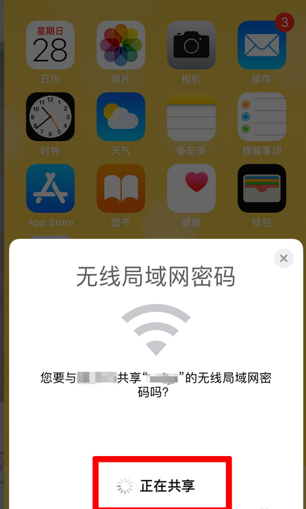 苹果12怎么分享wifi密码？