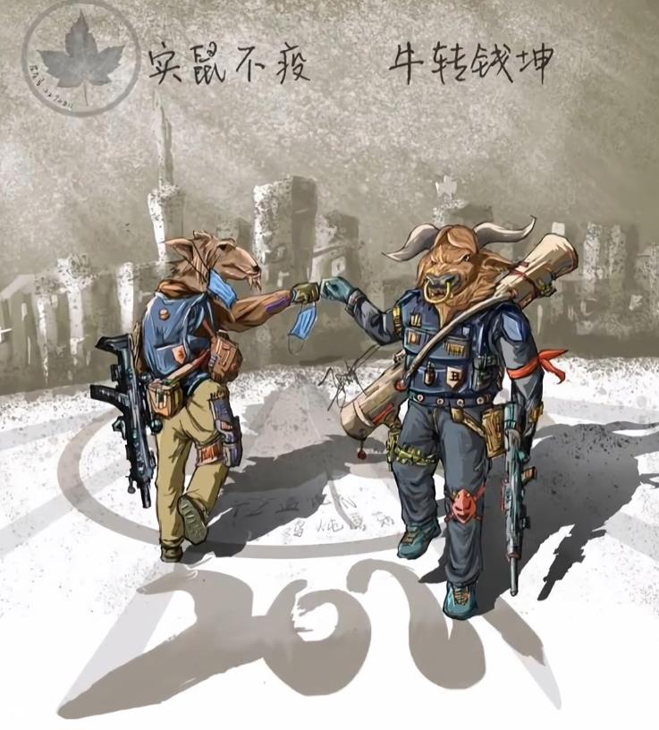 2021抖音实鼠不易牛转乾坤是什么梗？