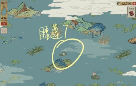 江南百景图睡莲位置在哪？