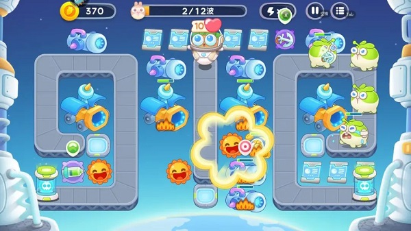 保卫萝卜4太空穿越第60关通关攻略