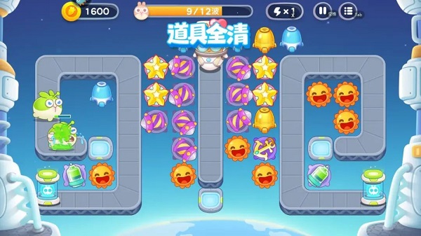 保卫萝卜4太空穿越第60关通关攻略
