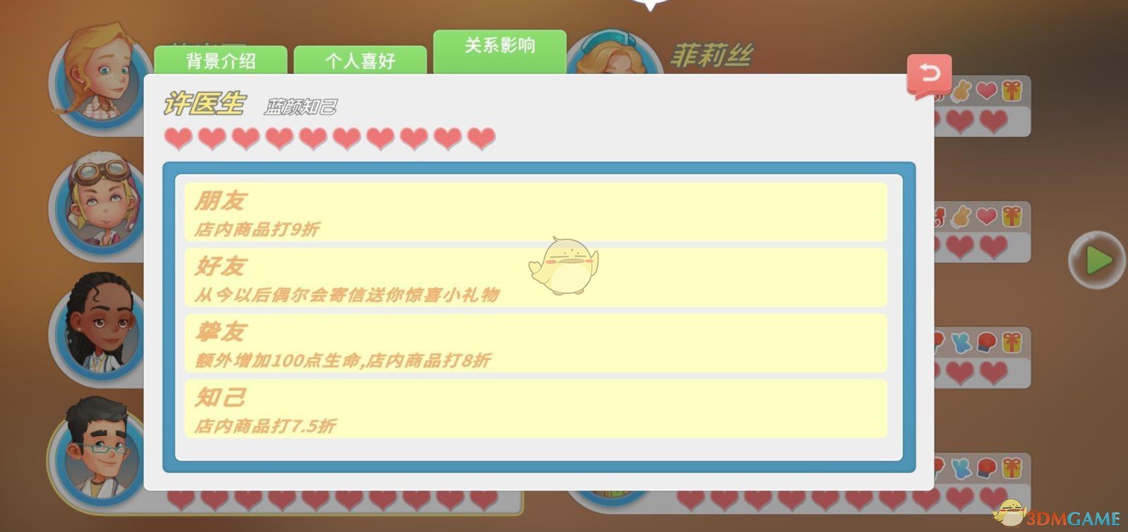《波西亚时光》全NPC生日及特点介绍