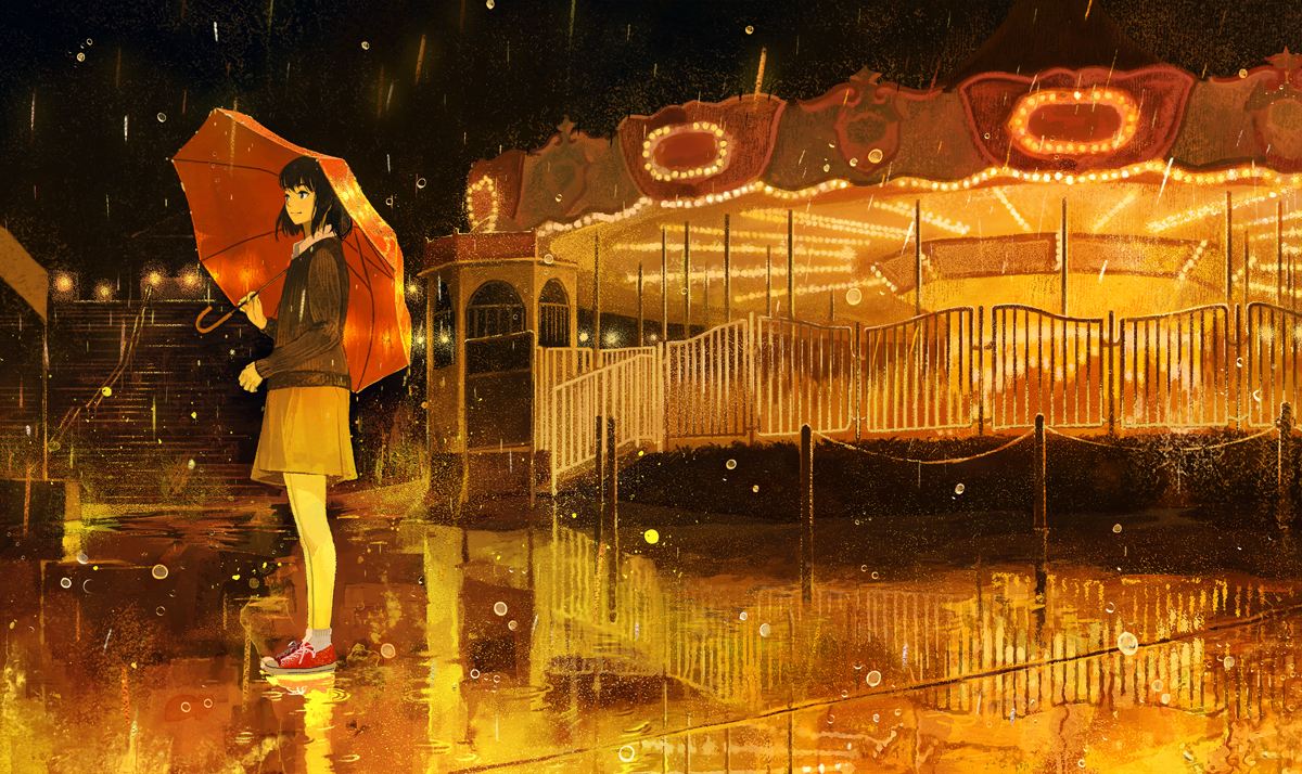雨后小故事原版带字gif动态图片漫画下载 v1.0