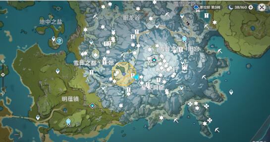 原神雪山勘测信标在哪里？