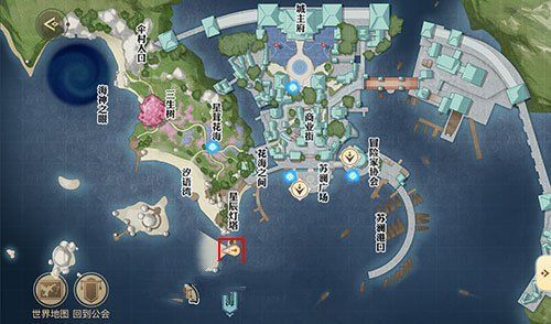 天谕手游海螺居位置在哪？