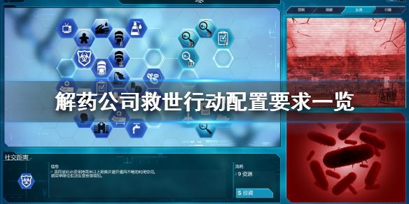 解药公司救世行动配置要求怎么样？